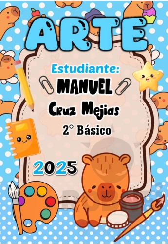 Capibara Kawaii Arte Celeste